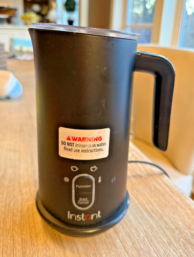 Electric milk frother black - electric,