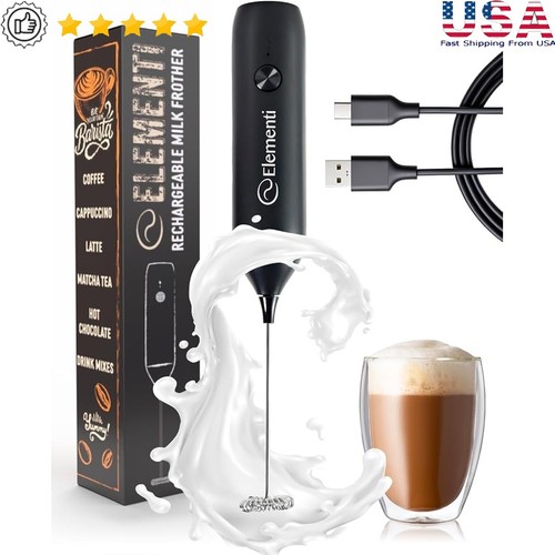 Rechargeable milk frother - rechargeable,